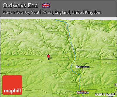 Physical 3D Map of Oldways End
