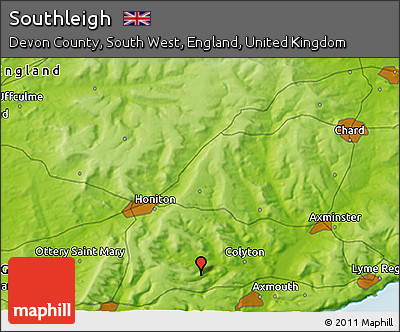 Physical 3D Map of Southleigh