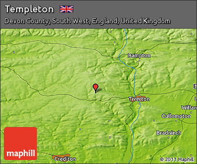 Physical 3D Map of Templeton