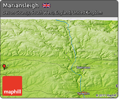 Physical 3D Map of Mariansleigh