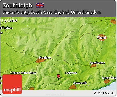 Physical 3D Map of Southleigh