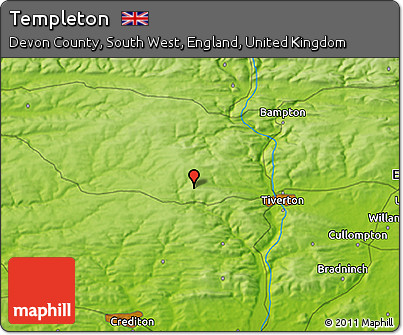Physical 3D Map of Templeton