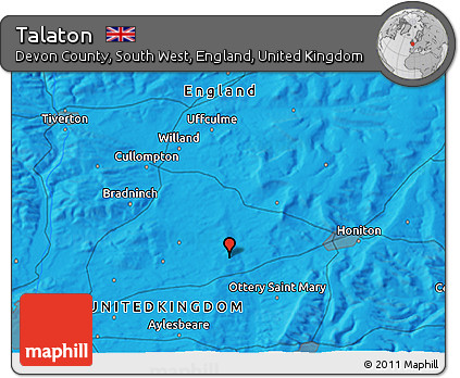 Political 3D Map of Talaton