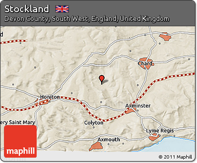 Shaded Relief 3D Map of Stockland