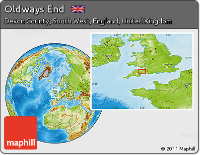 Physical Location Map of Oldways End