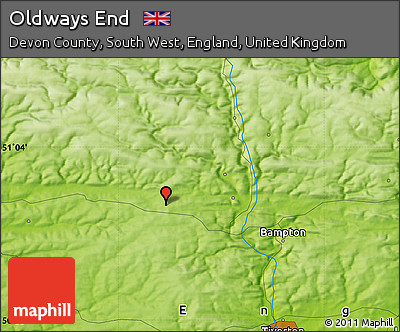 Physical Map of Oldways End