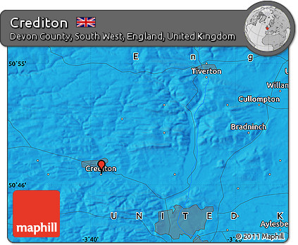 Political Map of Crediton