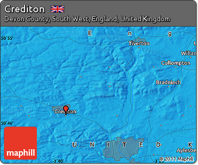 Political Map of Crediton
