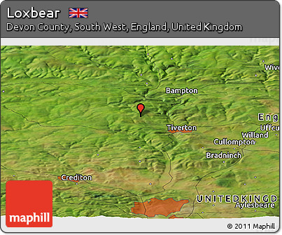 Satellite Panoramic Map of Loxbear