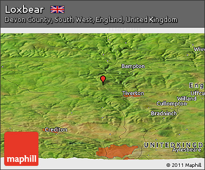 Satellite Panoramic Map of Loxbear