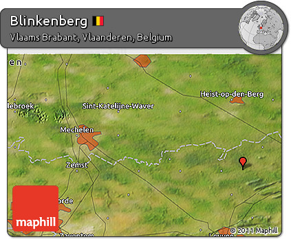 Satellite 3D Map of Blinkenberg