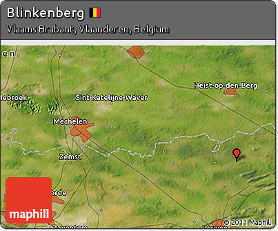 Satellite 3D Map of Blinkenberg