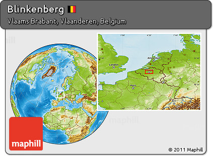 Physical Location Map of Blinkenberg