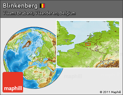 Physical Location Map of Blinkenberg