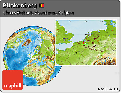 Physical Location Map of Blinkenberg