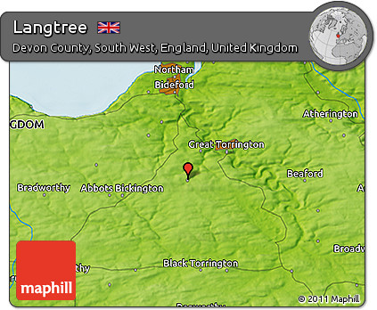 Physical 3D Map of Langtree