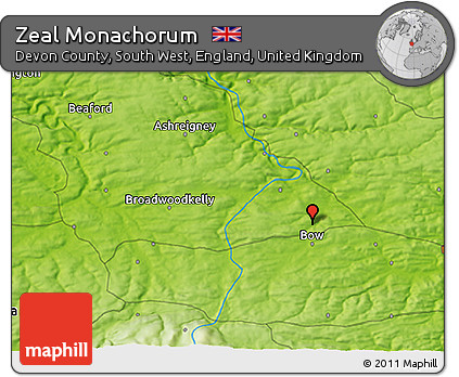 Physical 3D Map of Zeal Monachorum