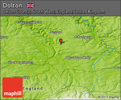 Physical 3D Map of Dolton