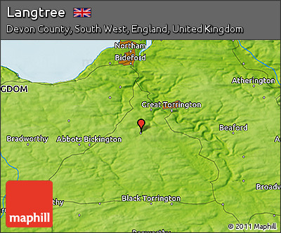 Physical 3D Map of Langtree