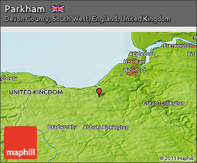 Physical 3D Map of Parkham