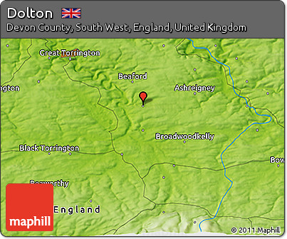 Physical 3D Map of Dolton