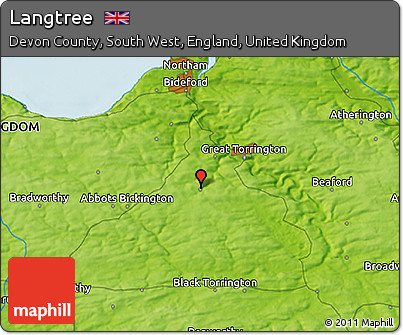 Physical 3D Map of Langtree
