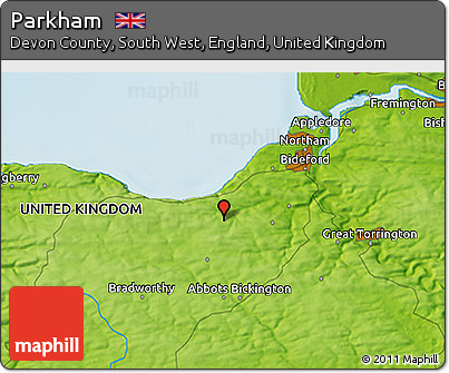 Physical 3D Map of Parkham