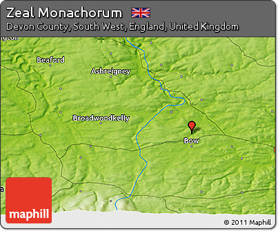 Physical 3D Map of Zeal Monachorum