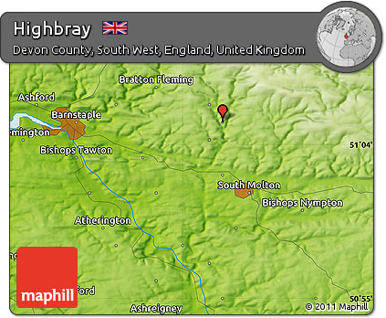 Physical Map of Highbray