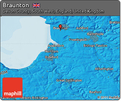 Political Map of Braunton