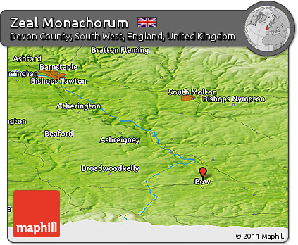 Physical Panoramic Map of Zeal Monachorum