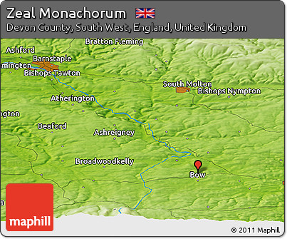 Physical Panoramic Map of Zeal Monachorum