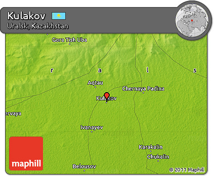 Physical Map of Kulakov