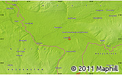 Physical Map of the area around 50° 55' 47" N, 54° 28' 30" E
