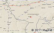 Shaded Relief Map of the area around 50° 55' 47" N, 54° 28' 30" E