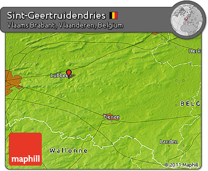 Physical 3D Map of Sint-Geertruidendries