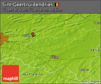 Physical 3D Map of Sint-Geertruidendries
