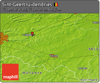 Physical 3D Map of Sint-Geertruidendries