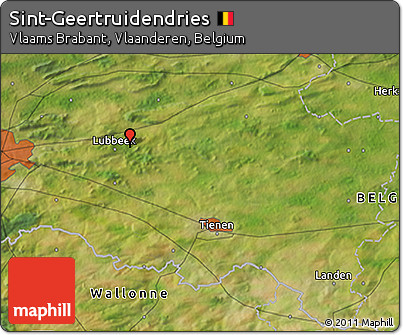 Satellite 3D Map of Sint-Geertruidendries