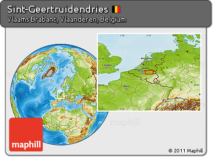 Physical Location Map of Sint-Geertruidendries