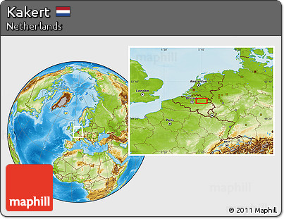 Physical Location Map of Kakert