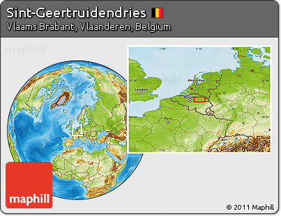 Physical Location Map of Sint-Geertruidendries