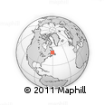 Outline Map of the Area around 50° 55' 47" N, 60° 16' 29" W, rectangular outline