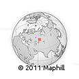 Outline Map of the Area around 50° 55' 47" N, 62° 58' 30" E, rectangular outline