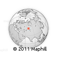 Outline Map of the Area around 50° 55' 47" N, 69° 46' 30" E, rectangular outline