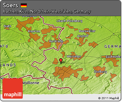 Physical 3D Map of Soers