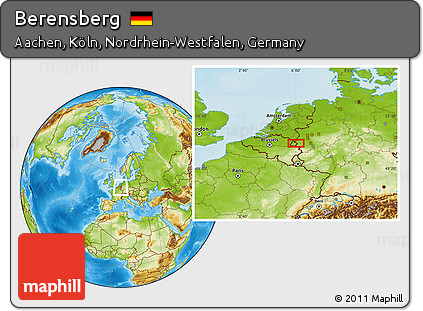 Physical Location Map of Berensberg