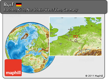 Physical Location Map of Ruif