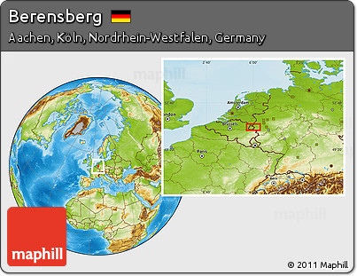 Physical Location Map of Berensberg