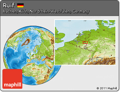 Physical Location Map of Ruif